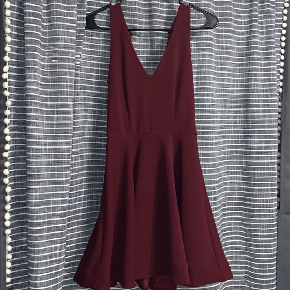 Maroon dress